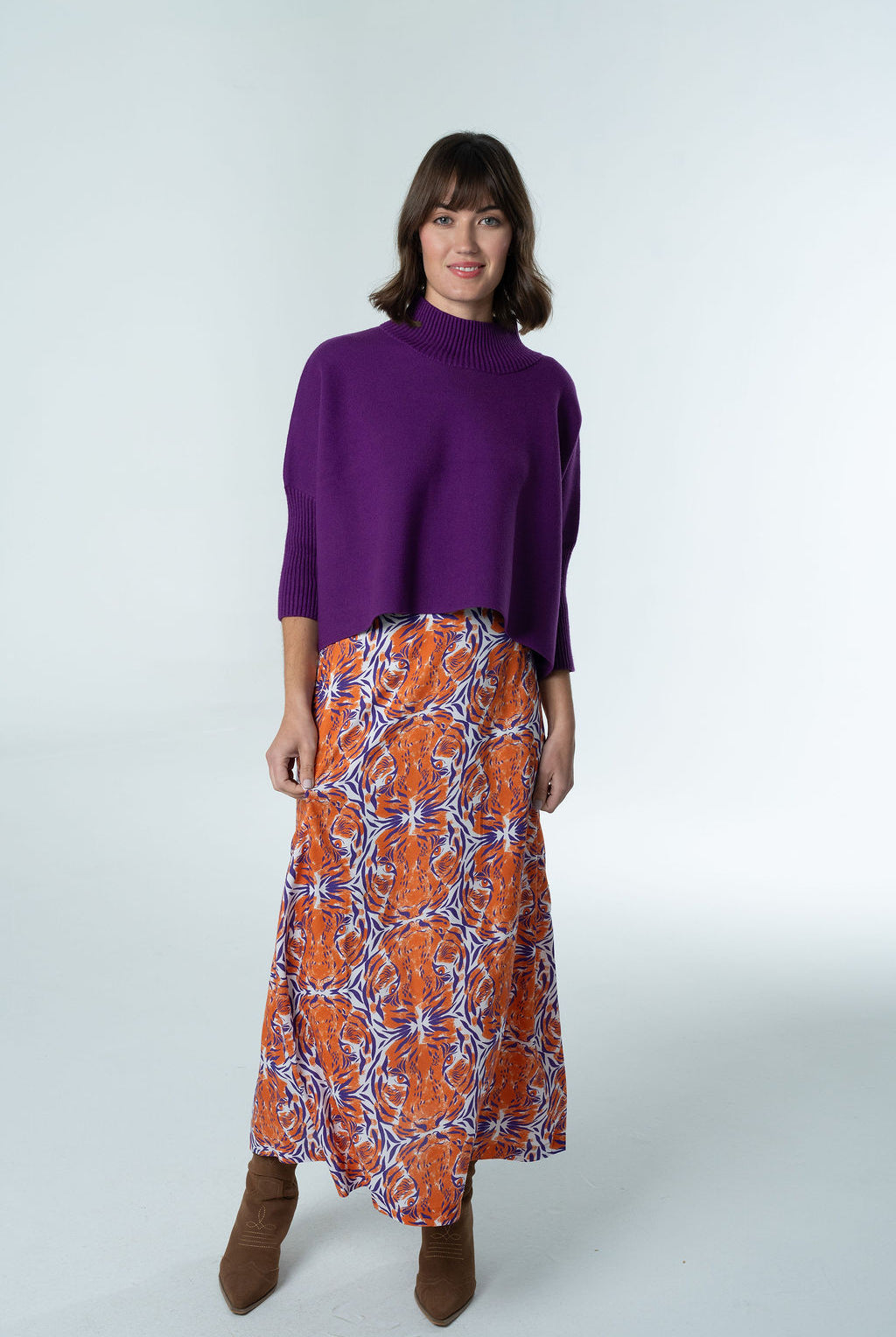 Tiger Gameday Maxi Skirt-Briton Court