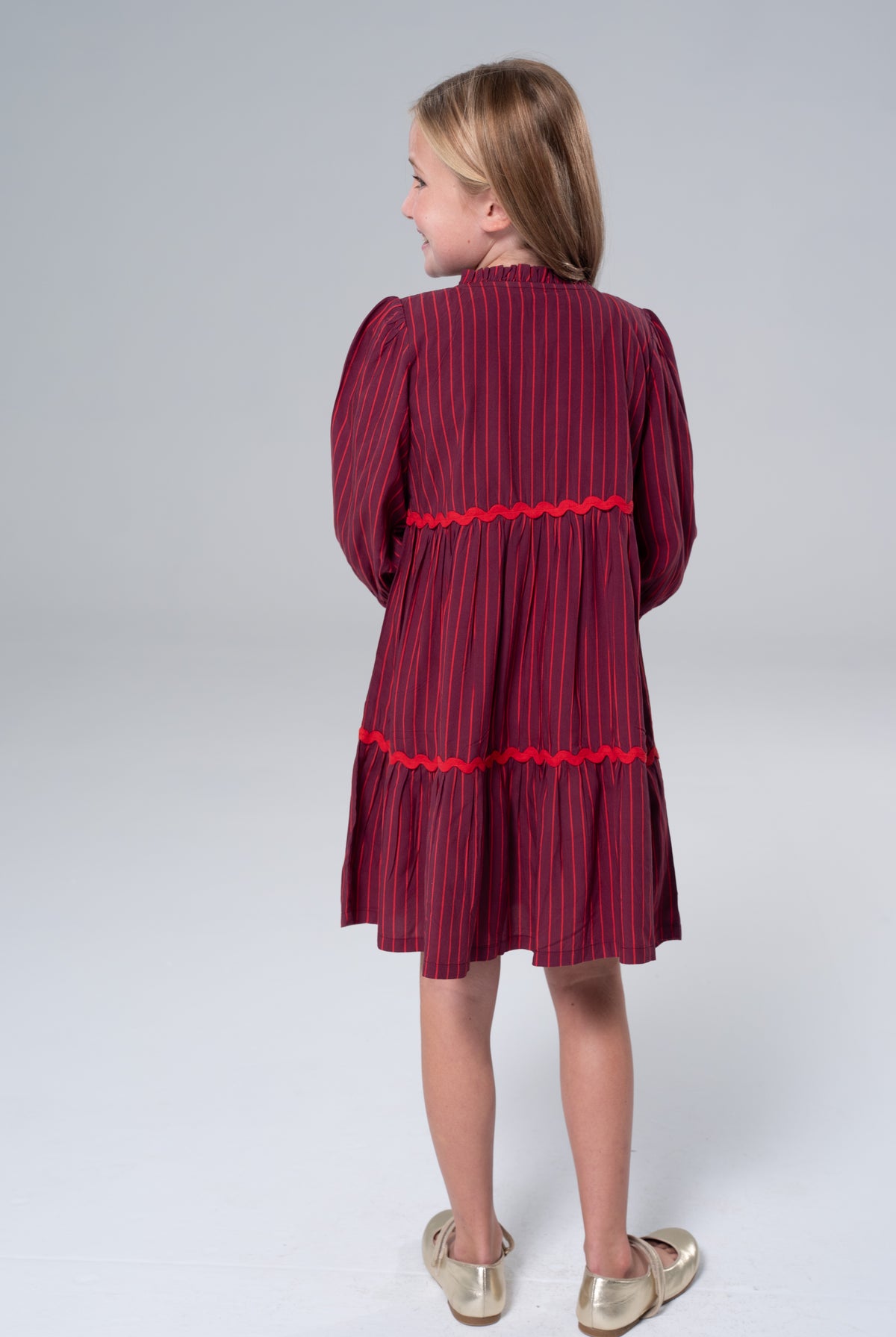 Layla Striped Dress-Briton Court