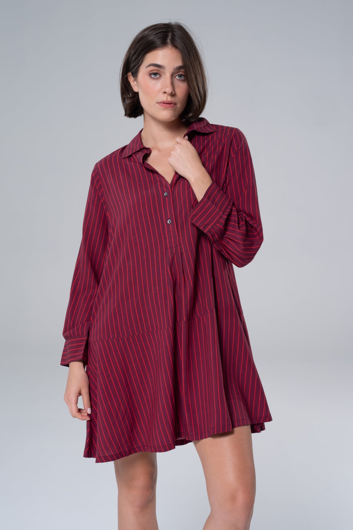Margot Striped Mini-Briton Court