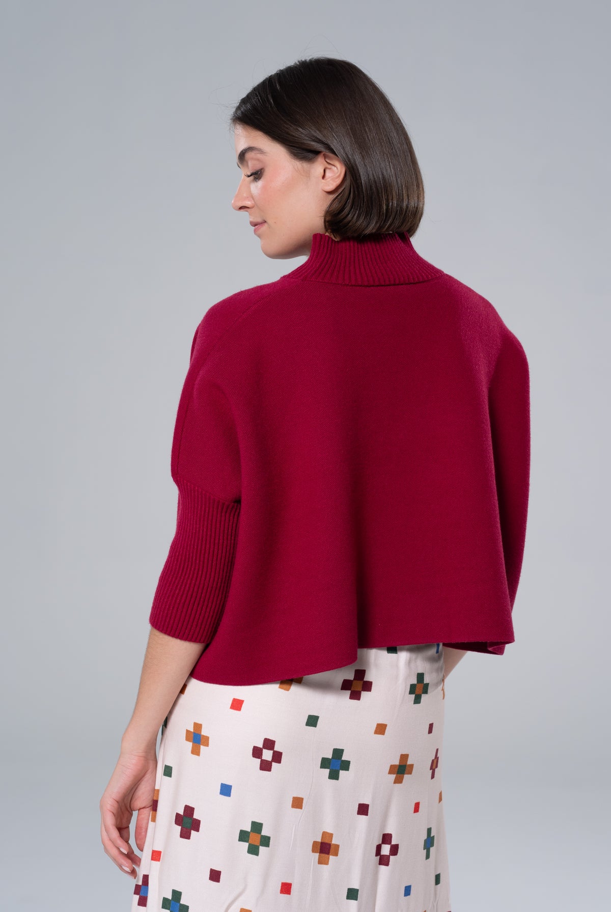 Sophia Sweater Bordeaux-Briton Court