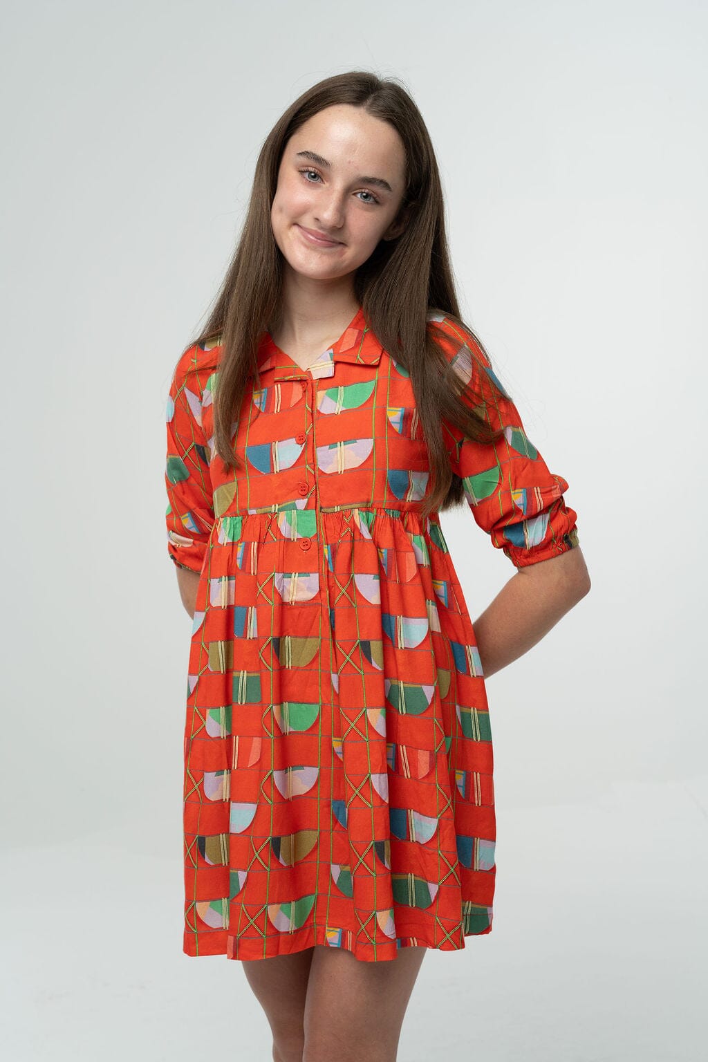 Glory Day Loflin x Briton Court - Girls Rachel Dress (PRE-ORDER)-Briton Court