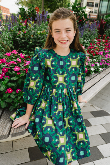 Girls Aspen Dress-Briton Court