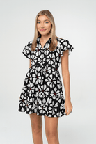 Frenchi Mini Gameday Dress- Garnet & Black-Briton Court