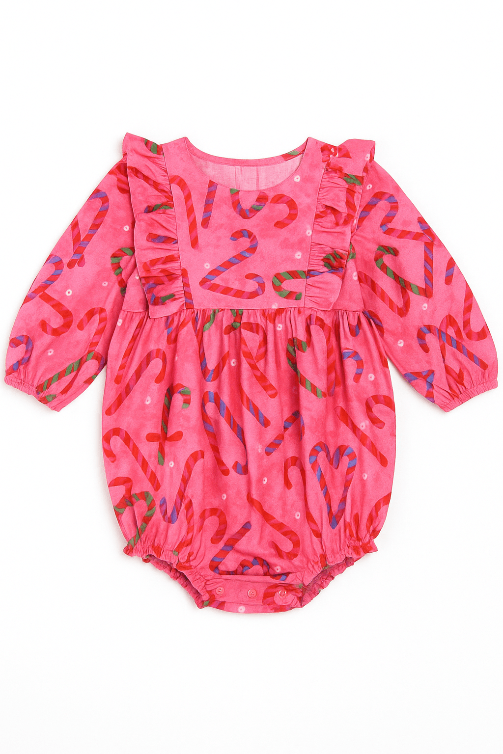 Longlseeve Kelly Candy Cane Bubble-Briton Court