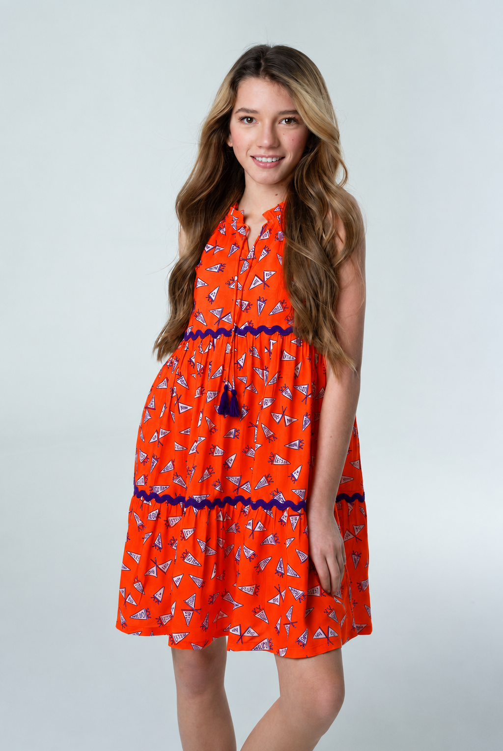 Layla Gameday Pennant Dress-Briton Court