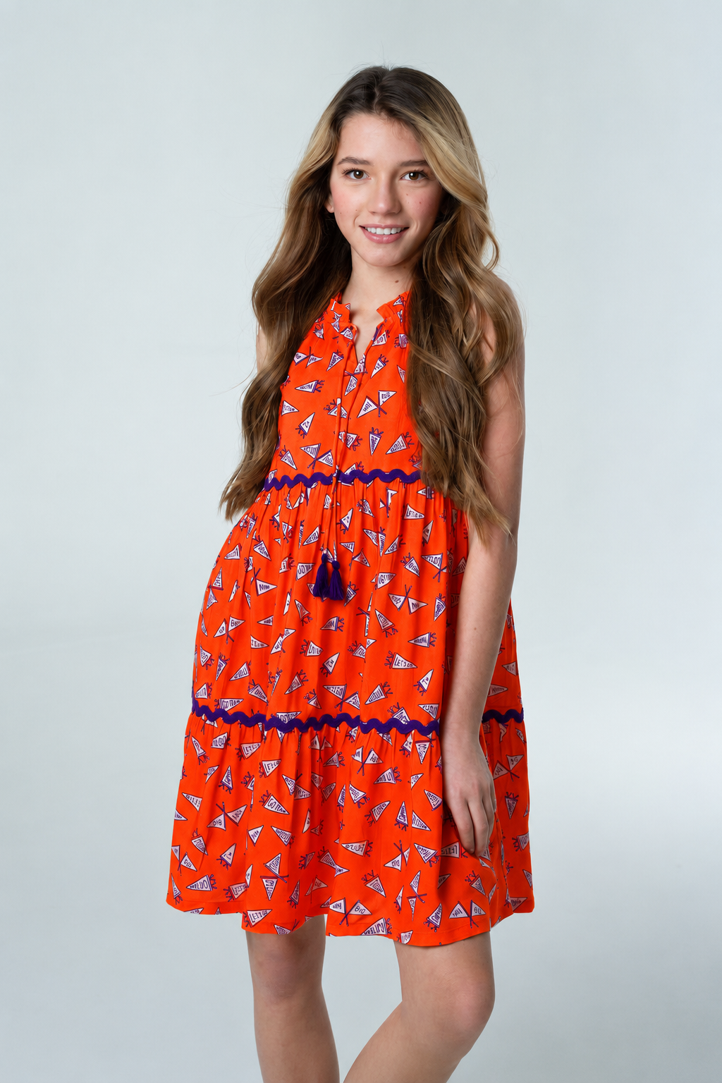 Layla Gameday Pennant Dress-Briton Court