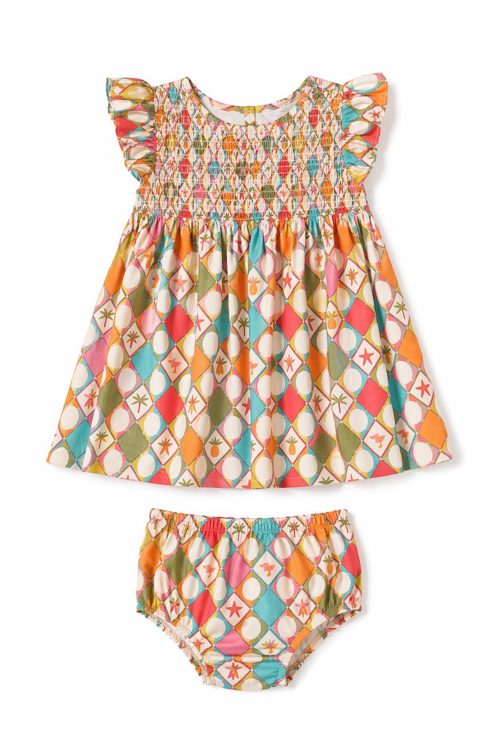 Olive Smocked Set-Briton Court