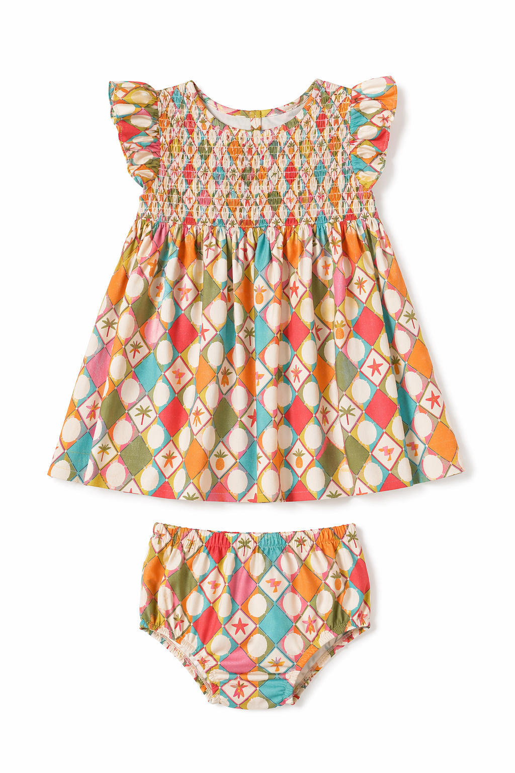 Olive Smocked Set-Briton Court