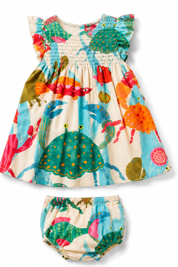 Smocked Olive Set-Briton Court