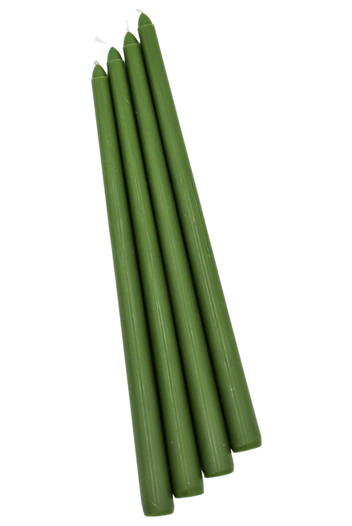 24 Extra Tall Pine Green Taper Candle - 6 Packs of 4-Briton Court