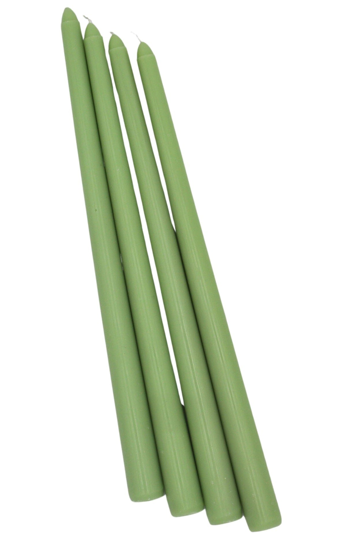 24 Extra Tall Pistachio Cream Taper Candle - 6 Packs of 4-Briton Court