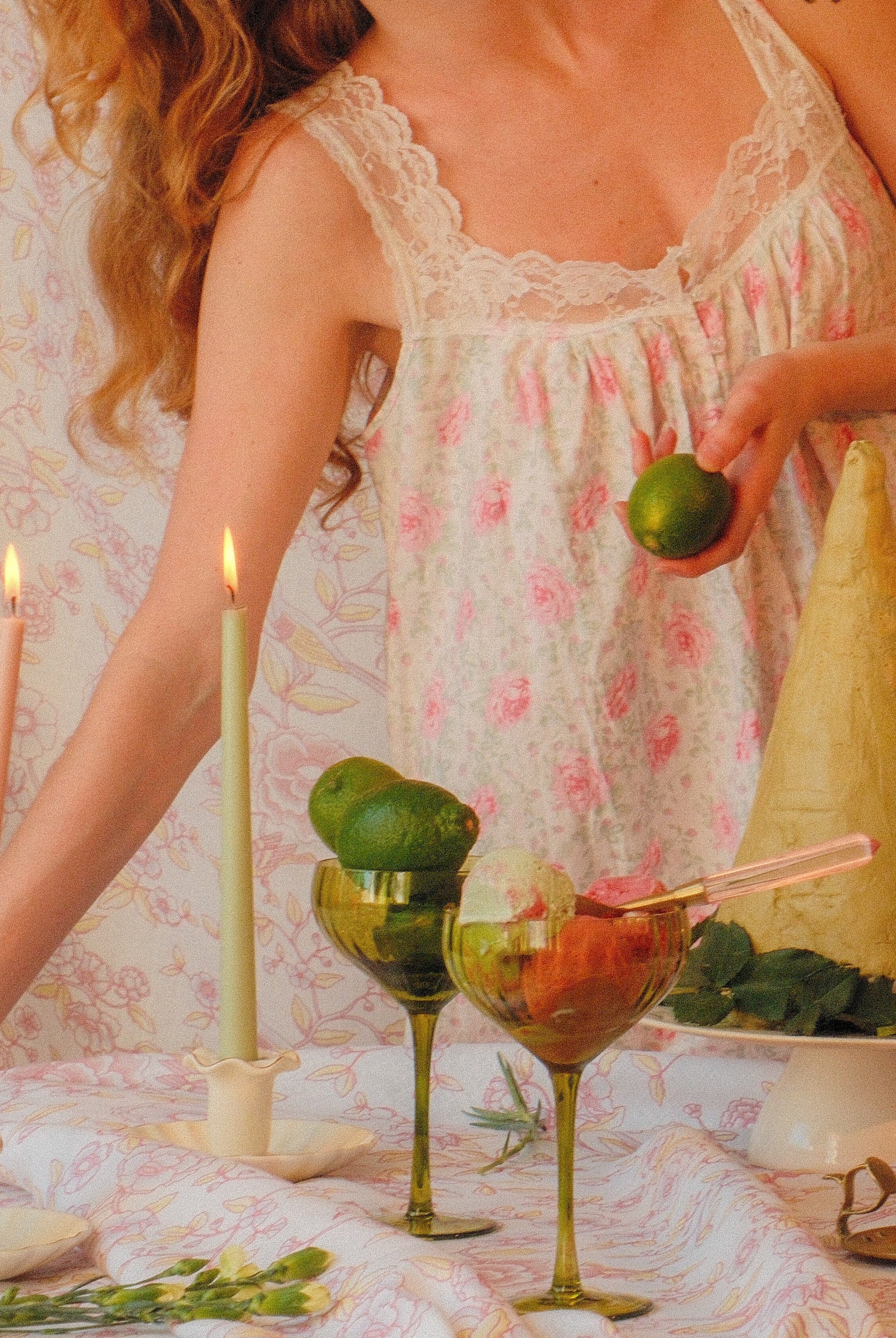 24 Extra Tall Pistachio Cream Taper Candle - 6 Packs of 4-Briton Court