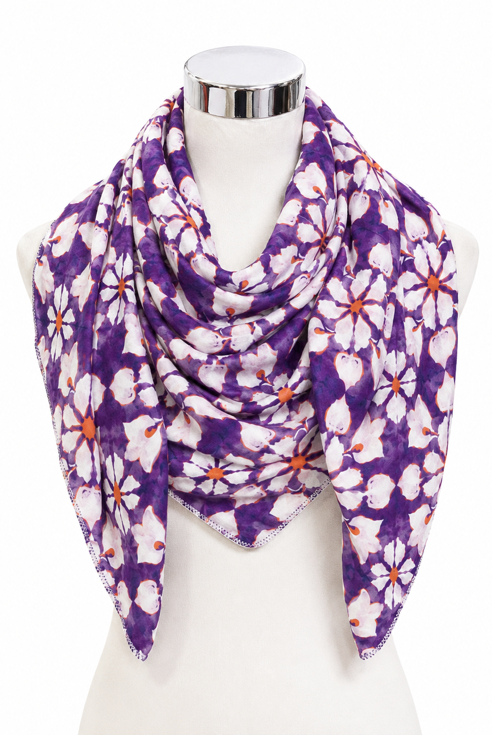 Gameday Purple & Orange Scarf-Briton Court