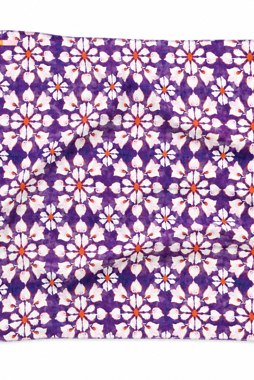 Gameday Purple & Orange Scarf-Briton Court
