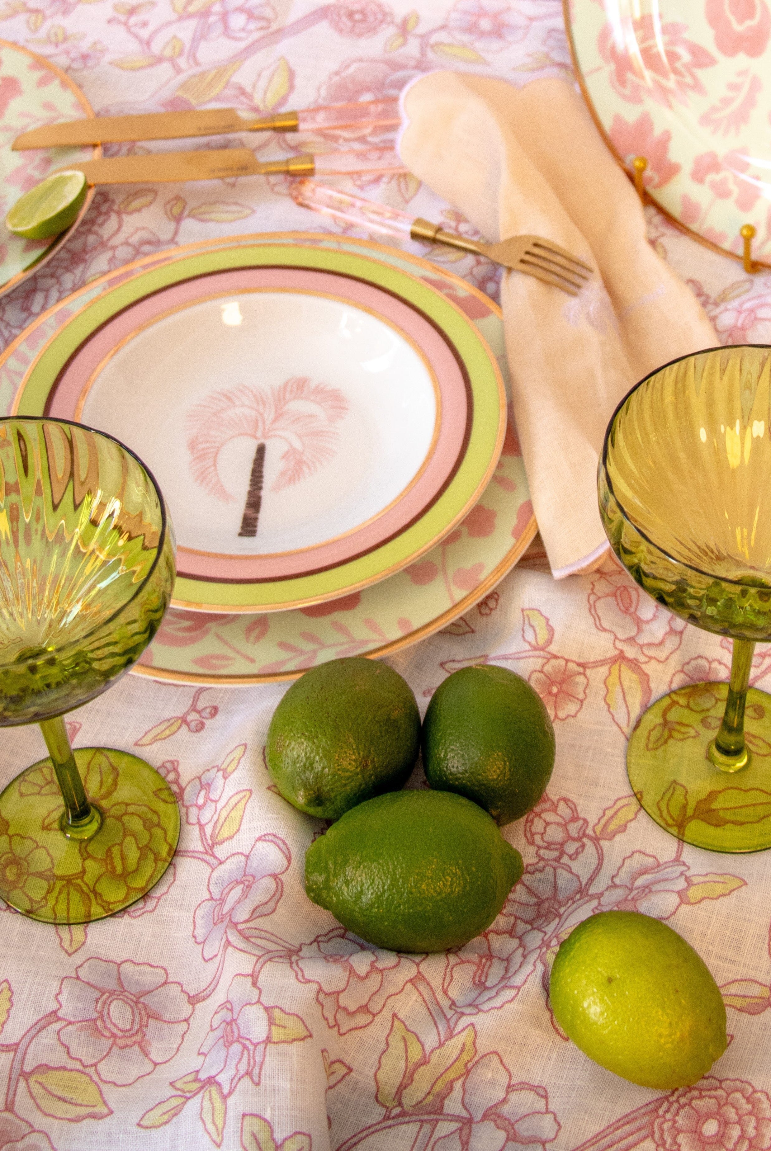 Sage Ribbed Coupe - Set of 4-Briton Court