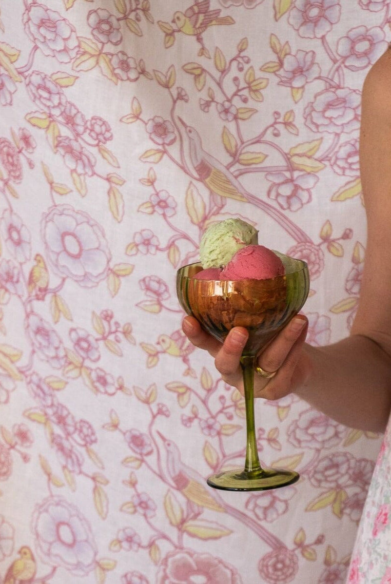 Sage Ribbed Coupe - Set of 4-Briton Court