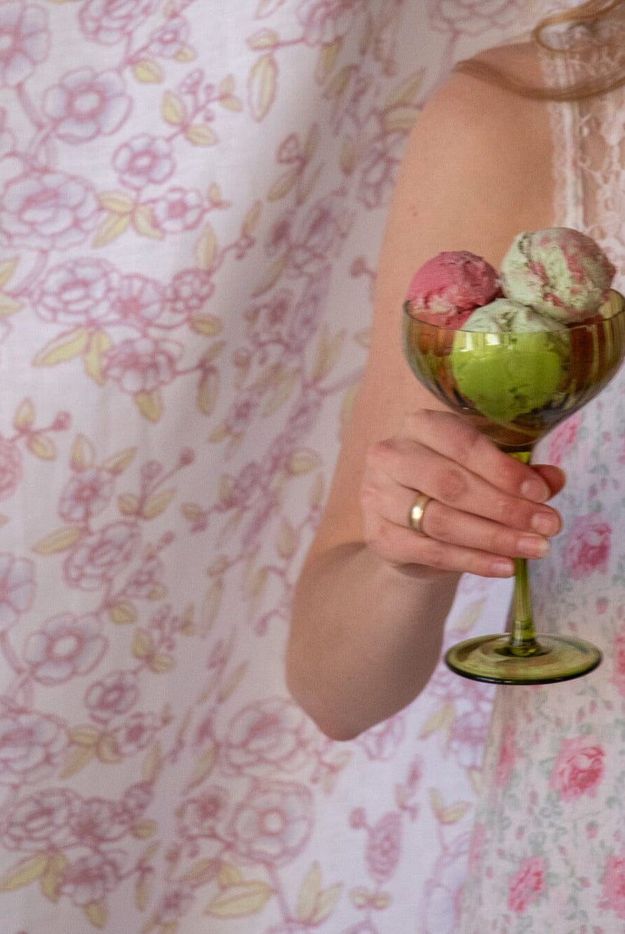 Sage Ribbed Coupe - Set of 4-Briton Court