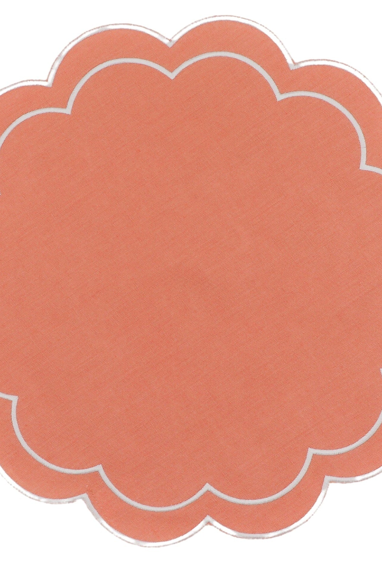 Salmon Sunset Placemat - Set of 4-Briton Court