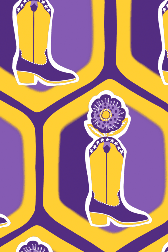 girls boot print dress - briton court