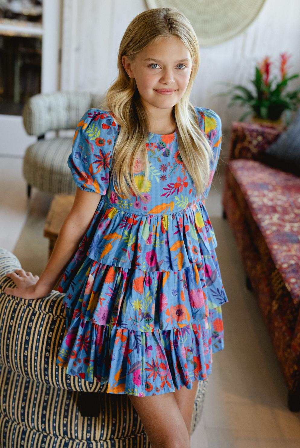 Girls Goldie Dress-Briton Court