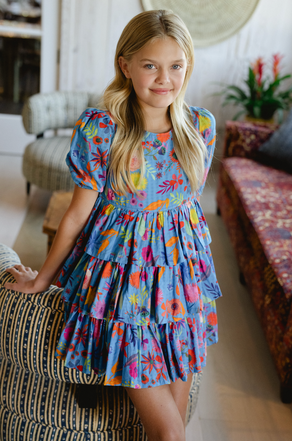Girls Goldie Dress-Briton Court