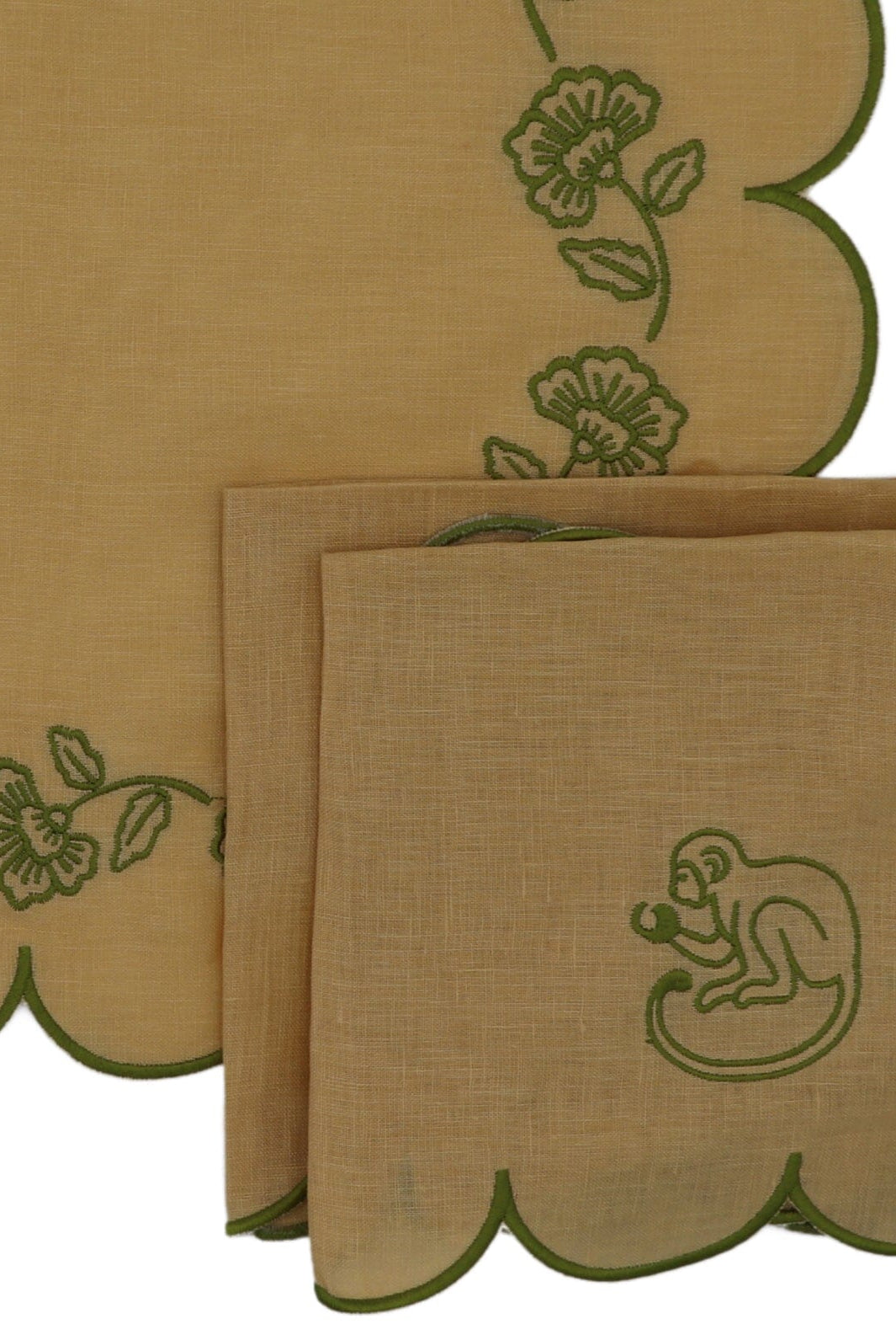 Sunlit Moss Napkin - Set of 4-Briton Court
