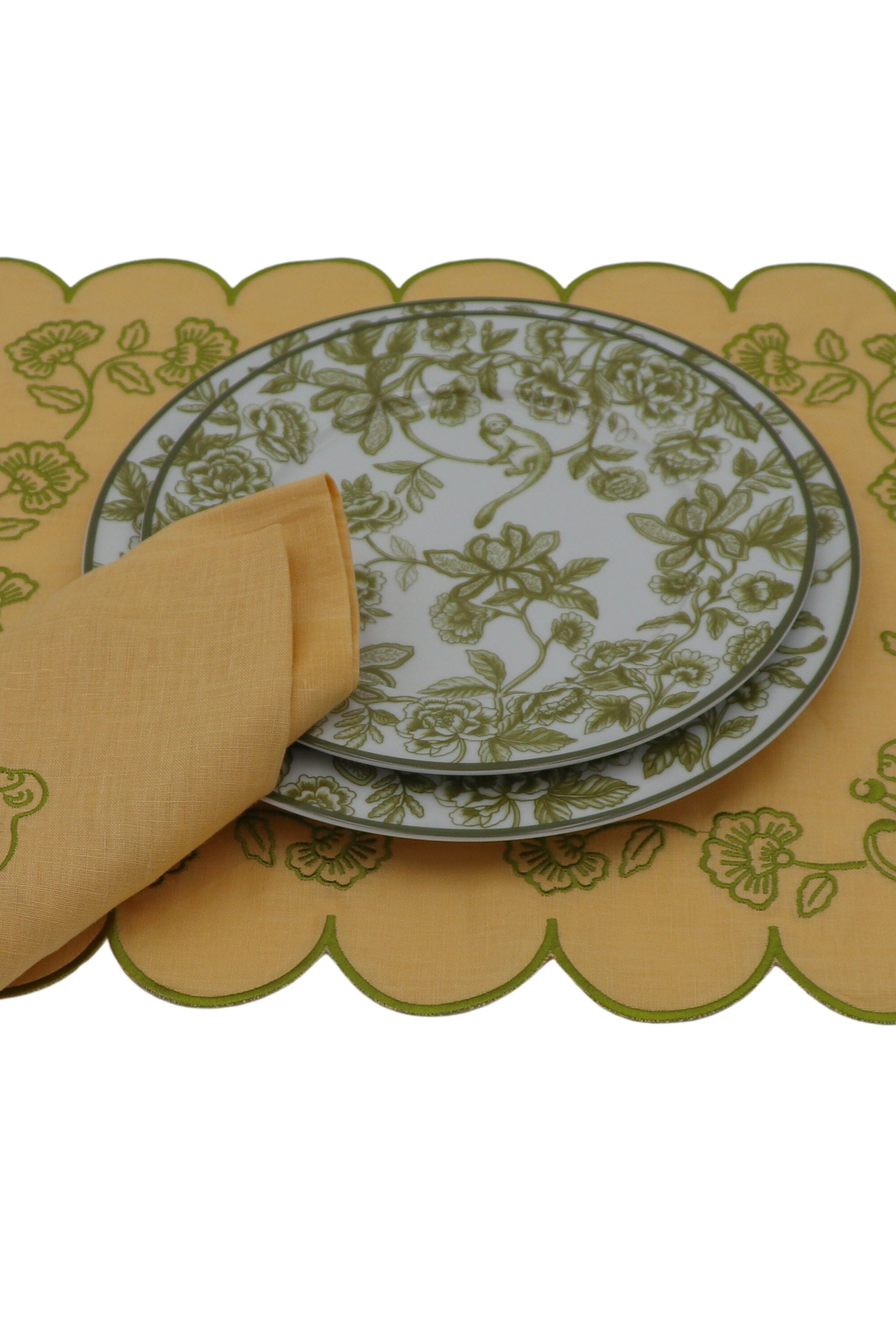 Sunlit Moss Napkin - Set of 4-Briton Court