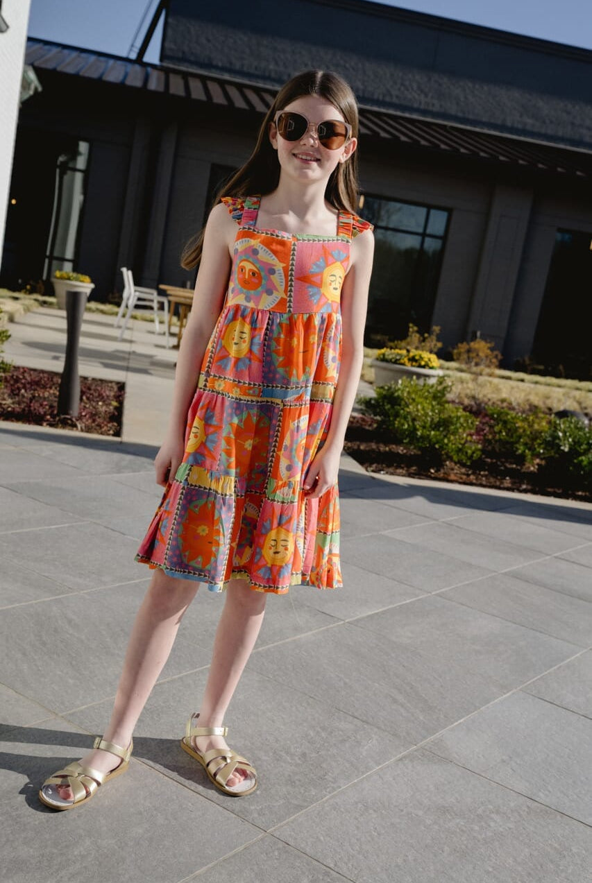 Girls Anna Dress-Briton Court