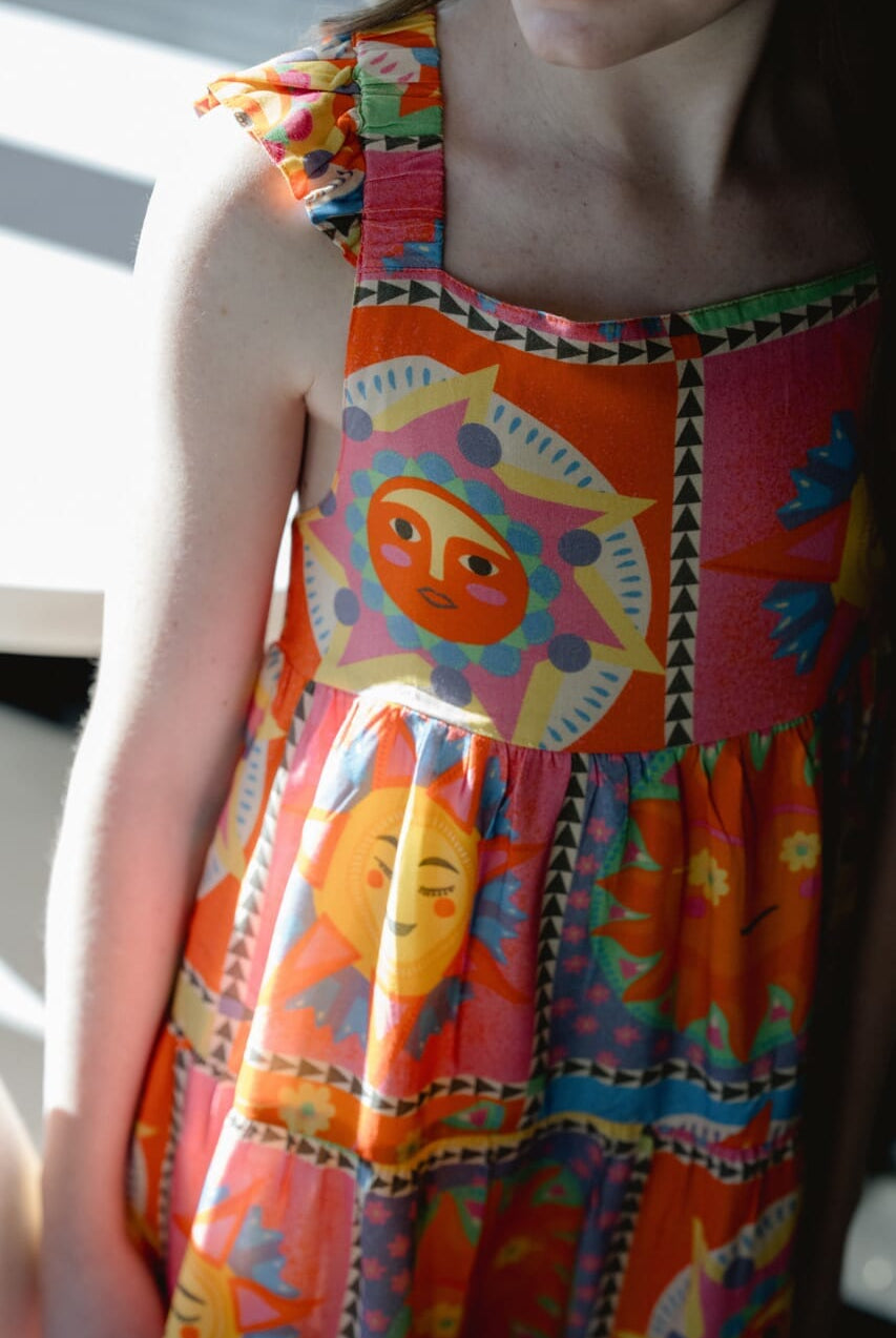 Girls Anna Dress-Briton Court