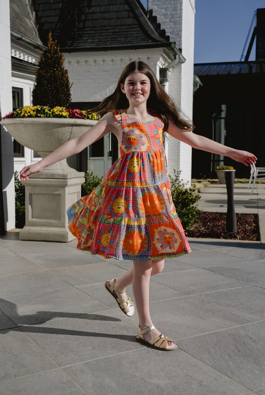 Girls Anna Dress-Briton Court