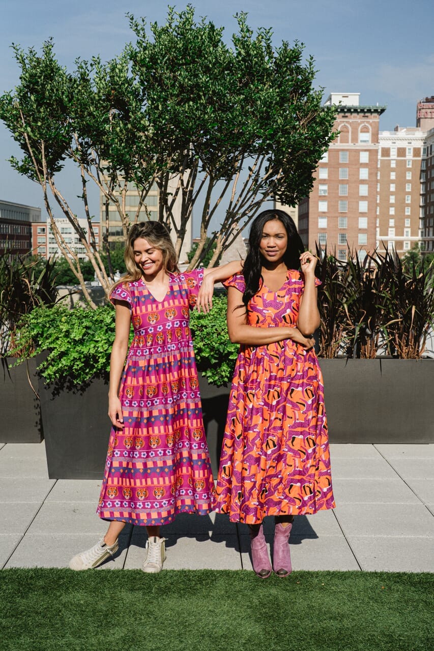 Women wearing Briton Court dresses