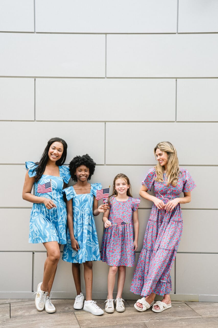 womens strawberry printed maxi dress - briton court