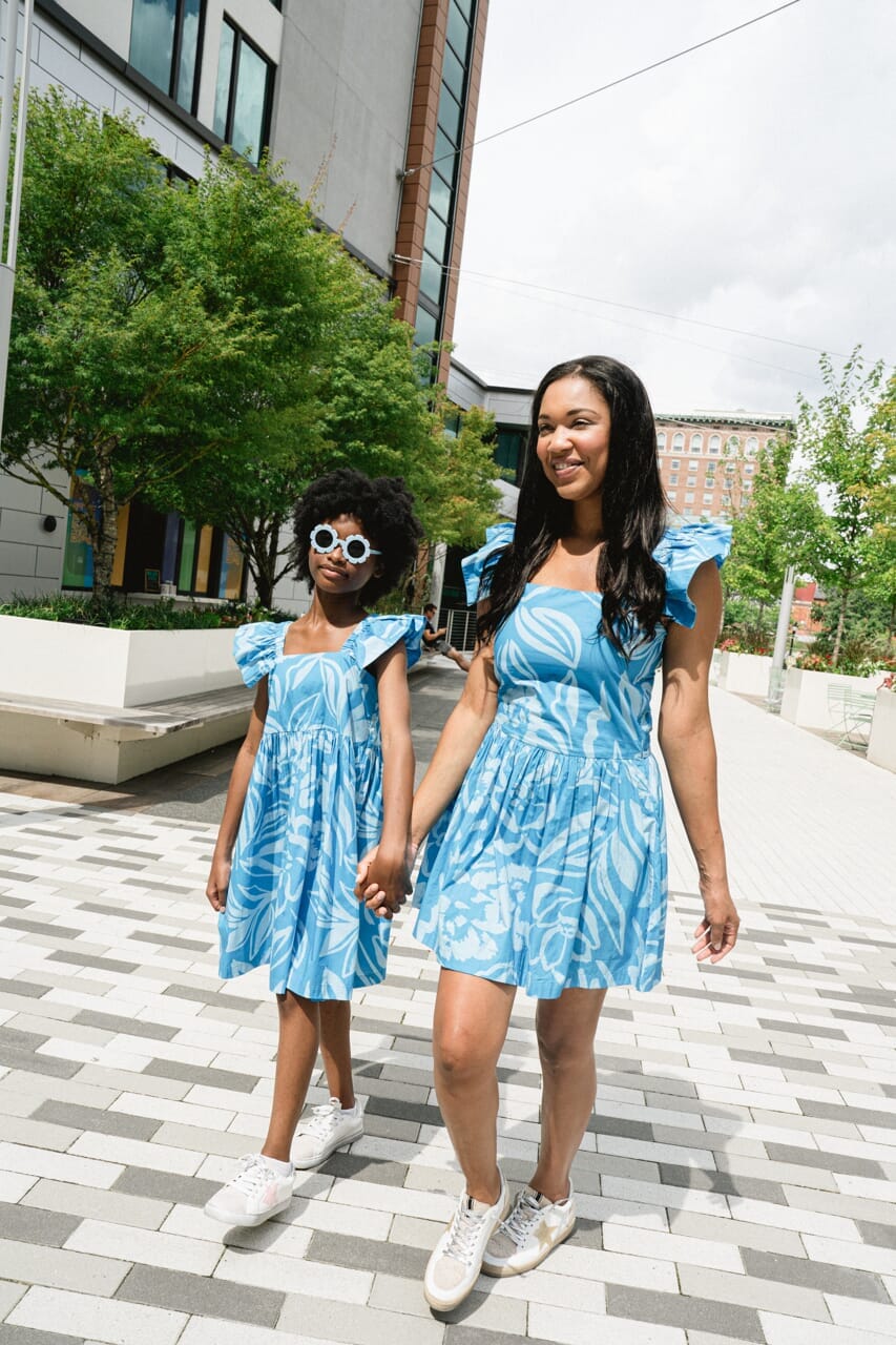 blue mini dress - briton court