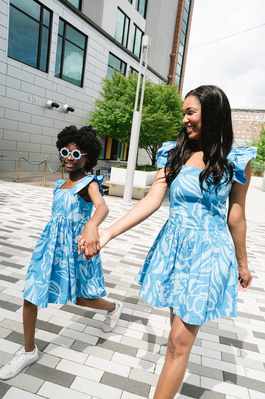 blue mini dress - briton court