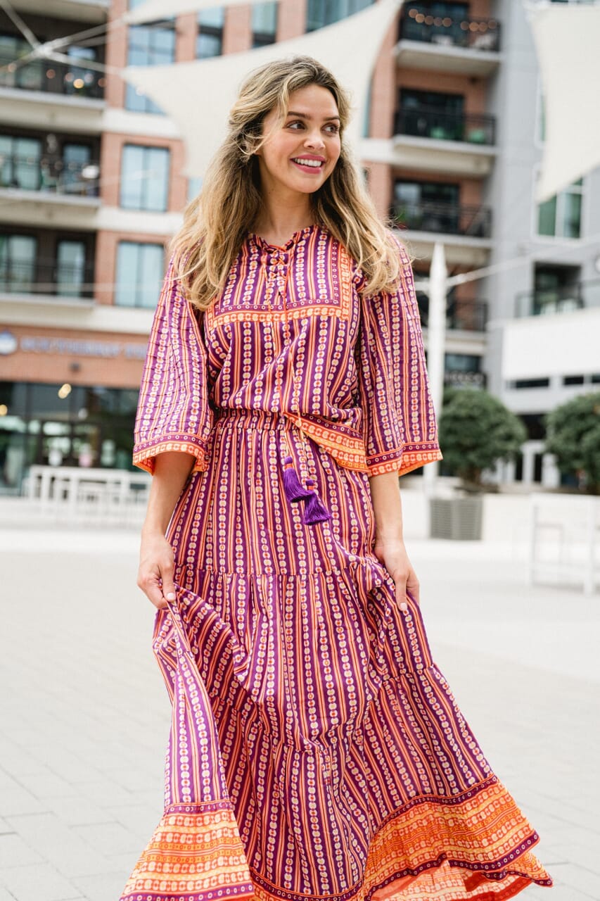 womens printed top - briton court