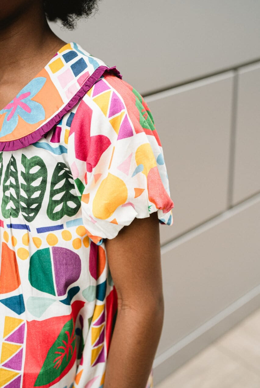 Girls Naomi Dress-Briton Court