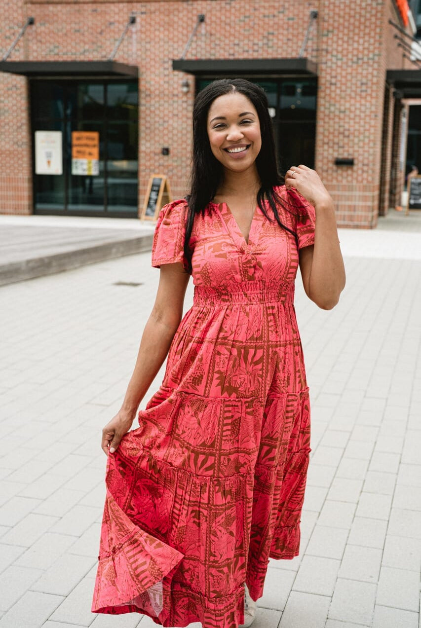 womens maxi dress - briton court