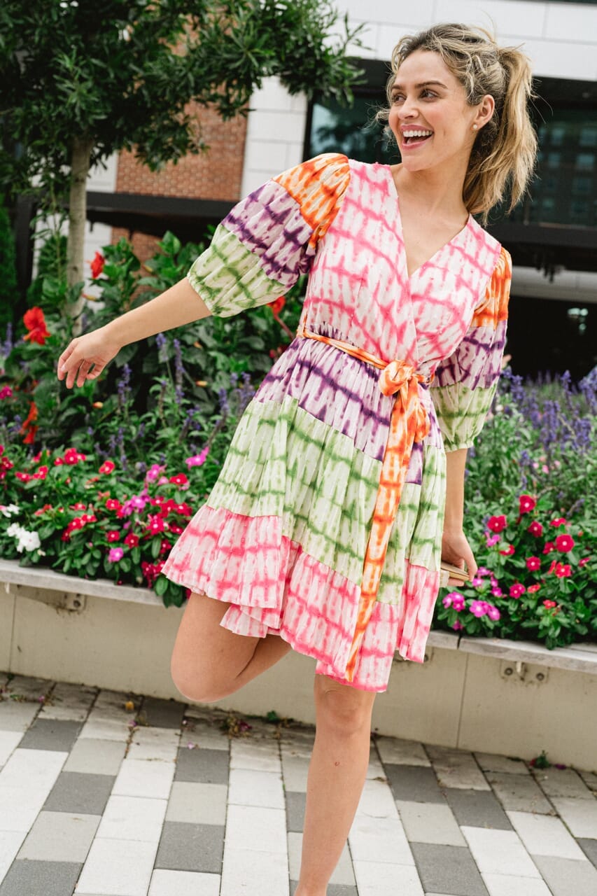 women's wrap dress - briton court