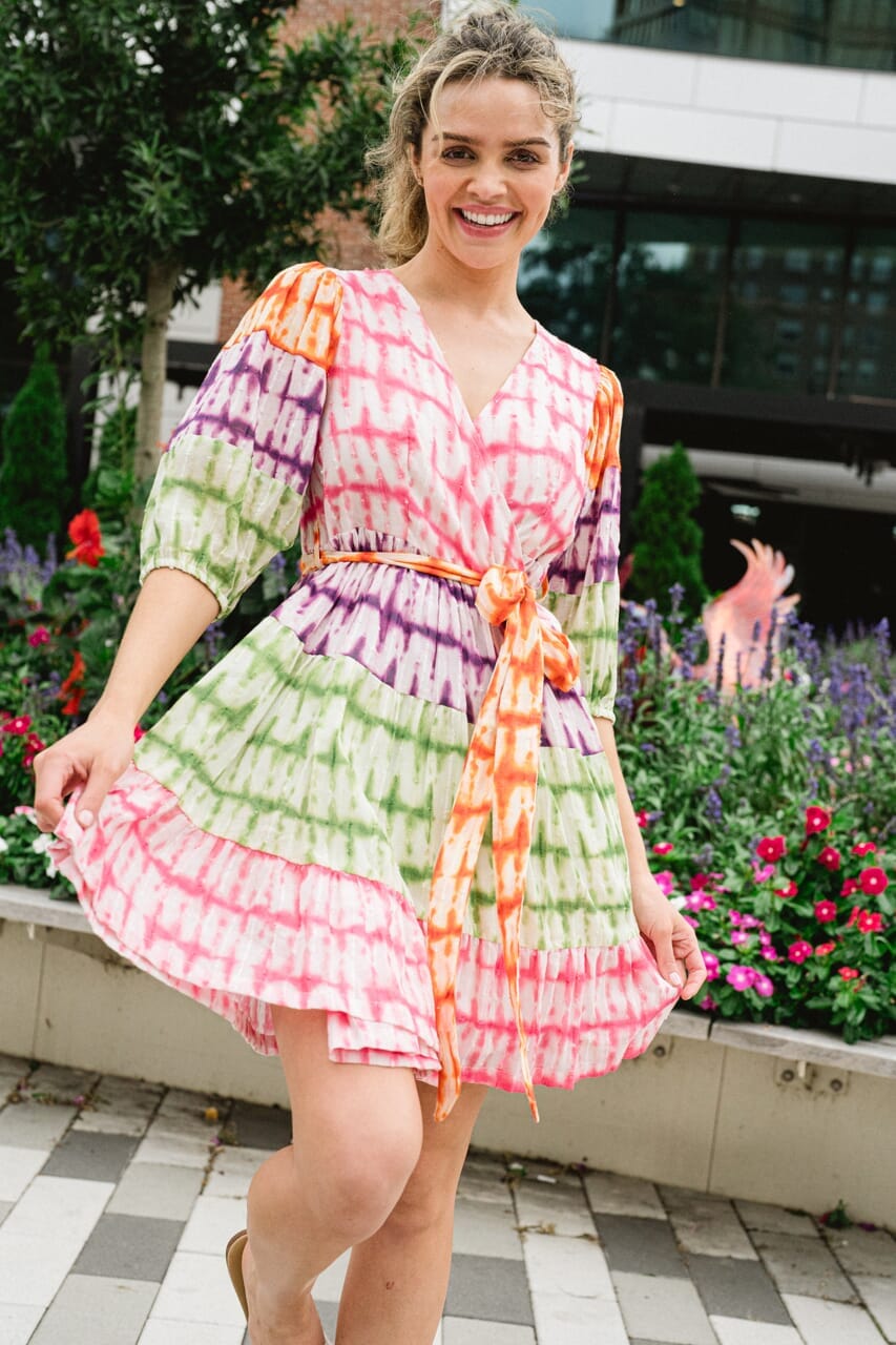 women's wrap dress - briton court