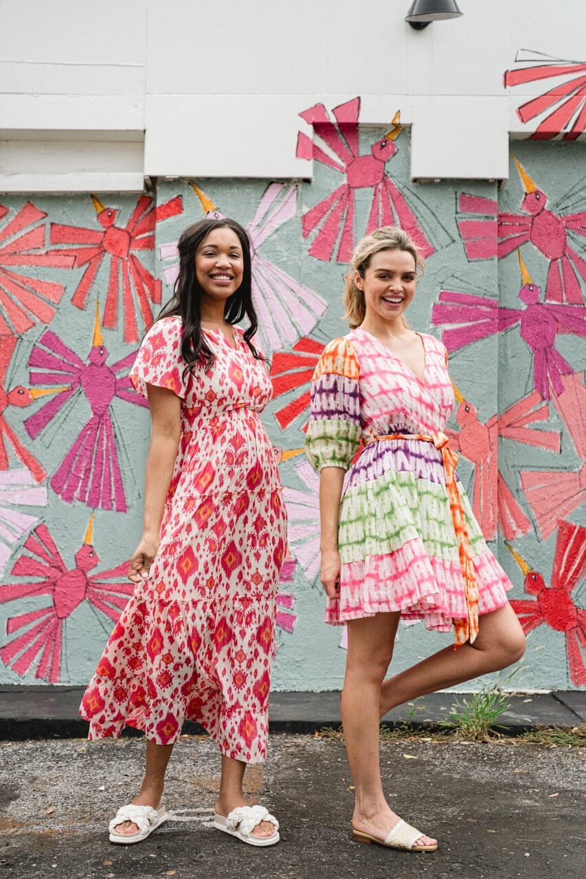 women's wrap dress - briton court