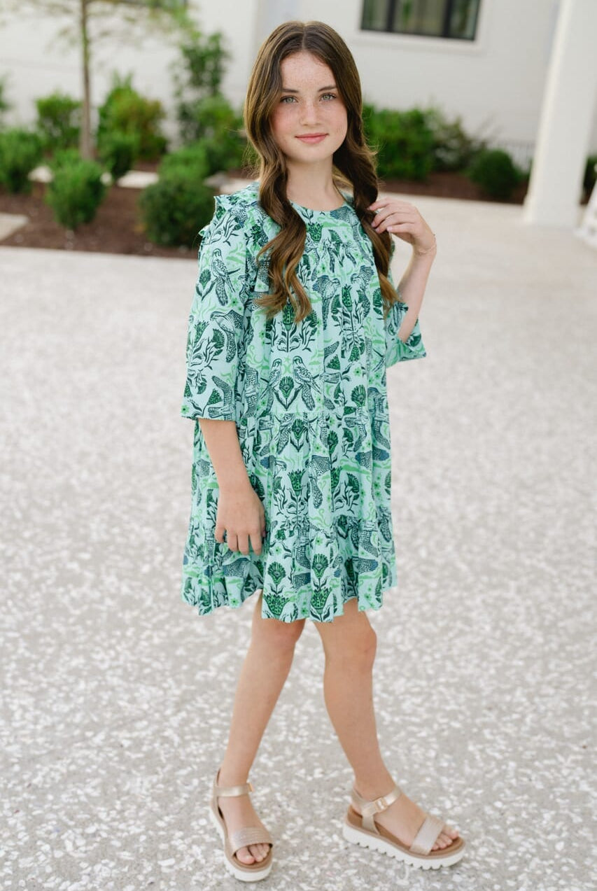 Cece Dress -Mint Jade-Briton Court