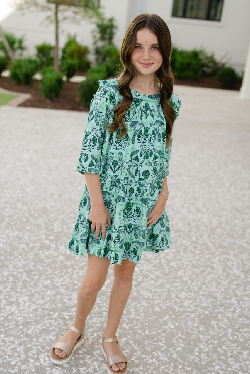 Cece Dress -Mint Jade-Briton Court