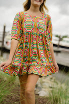 Girls Kenzie Dress-Briton Court