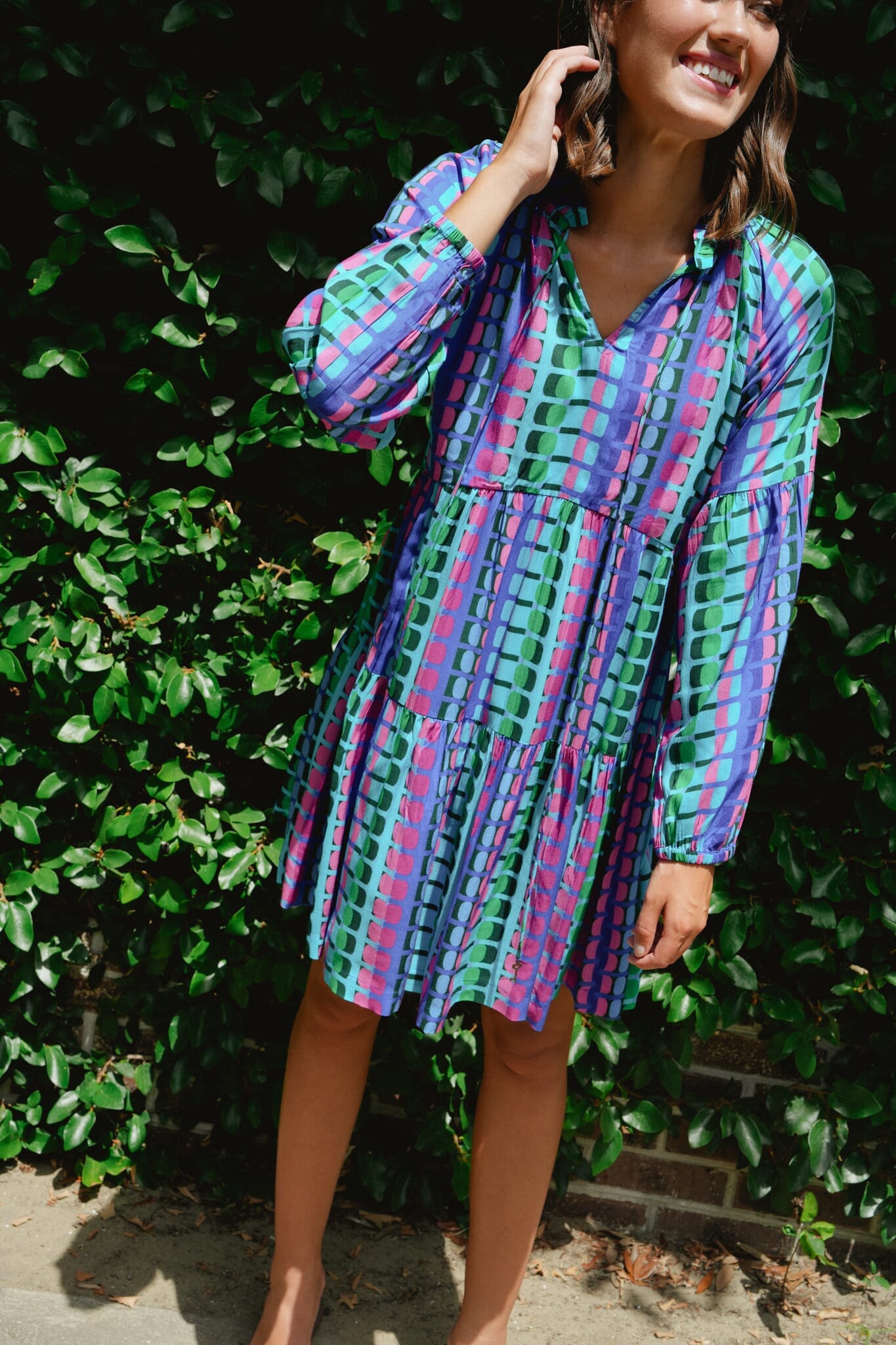 Eliza Dress- Dahlia-Briton Court