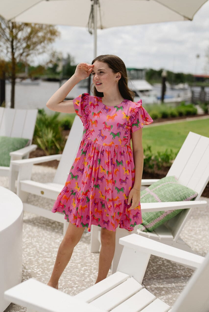 Girls Kelly Dress-Briton Court