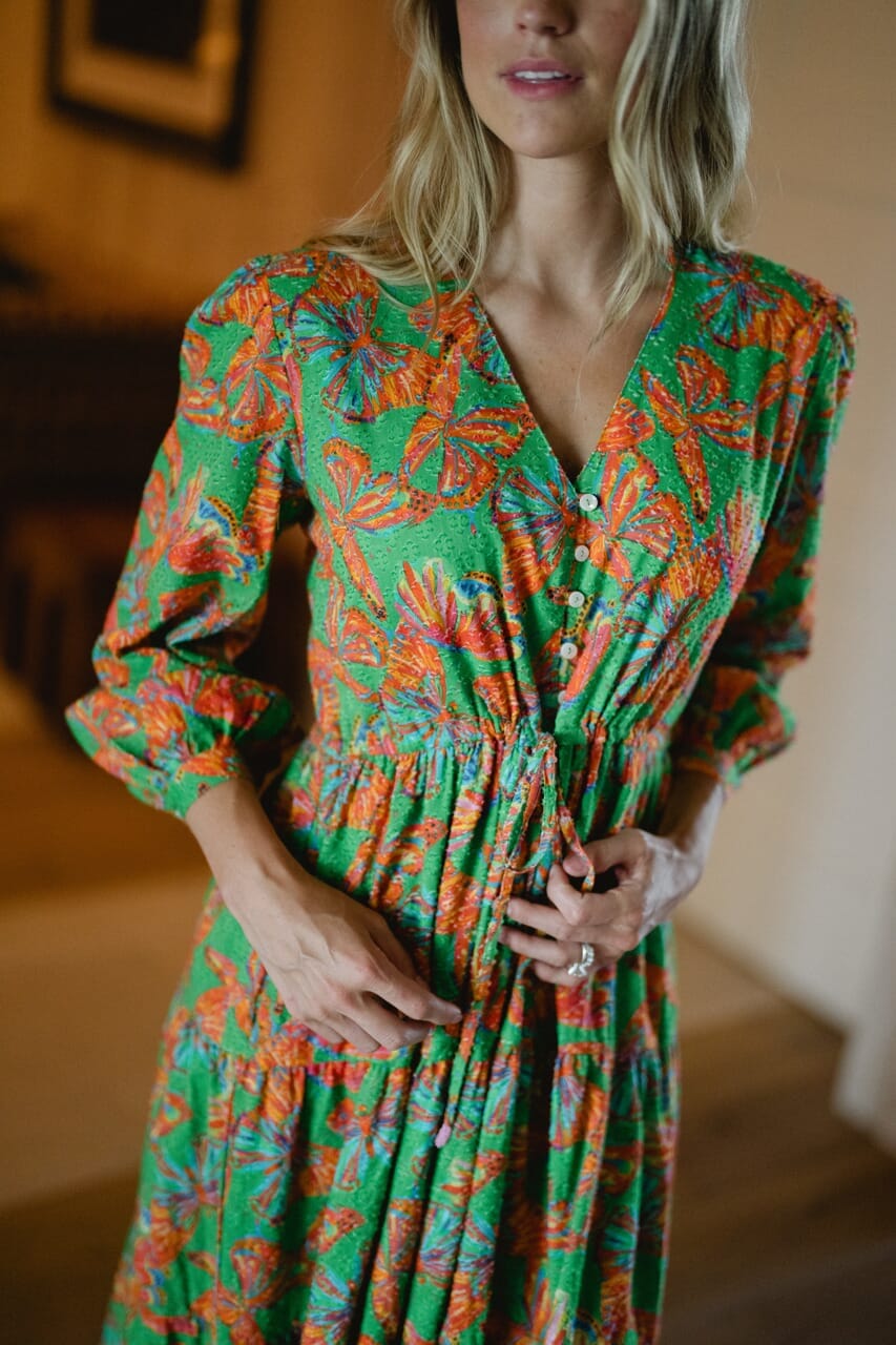 Maria Dobby Maxi Dress-Briton Court