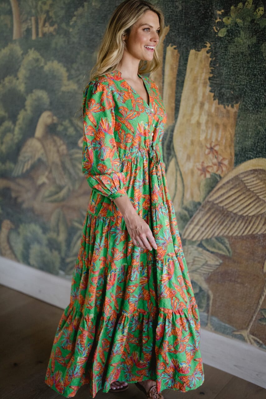 Maria Dobby Maxi Dress-Briton Court