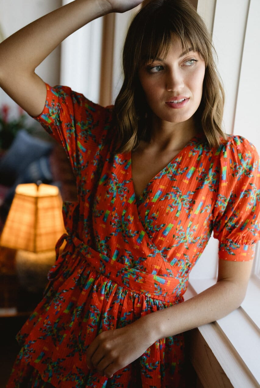 Anabel Wrap Dress-Briton Court