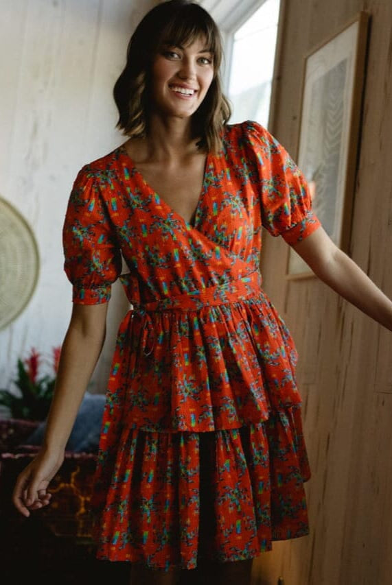 Anabel Wrap Dress-Briton Court