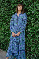 Alexi Maxi Dress- Blue Turq-Briton Court